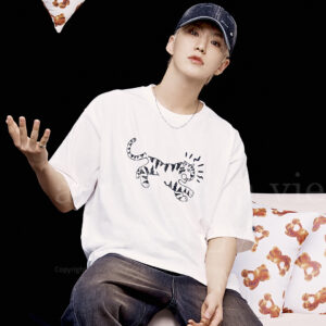 (2 COLORS)HOSHI X ADLV TIGER SKETCH SHORT SLEEVE T-SHIRT(PRE-ORDER)