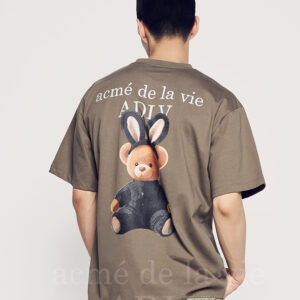 (4 COLORS)ADLV RABBIT BEAR DOLL LOGO SHORT SLEEVE T-SHIRT (PRE ORDER)