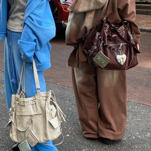 (4 COLORS)DEINET NEW STUD STRING BIG BAG (PRE-ORDER)